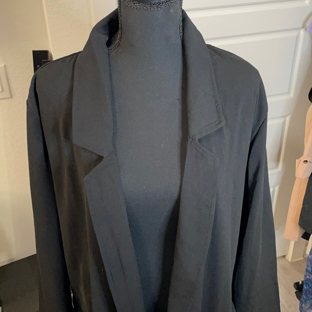 ASOS black duster size 16